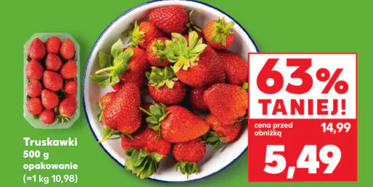 Kaufland: -63% na truskawki 24.04.2025