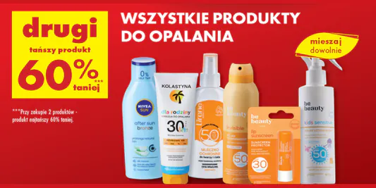 Biedronka: -60% na wszystkie produkty do opalania 12.06.2025