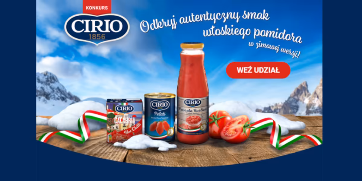 Loterie i Konkursy: Konkurs Cirio