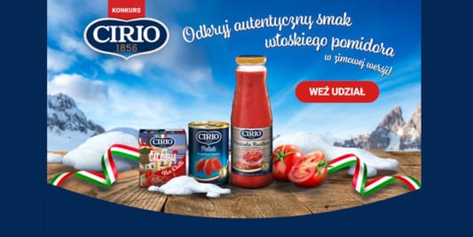 Loterie i Konkursy:  Konkurs Cirio 27.10.2025