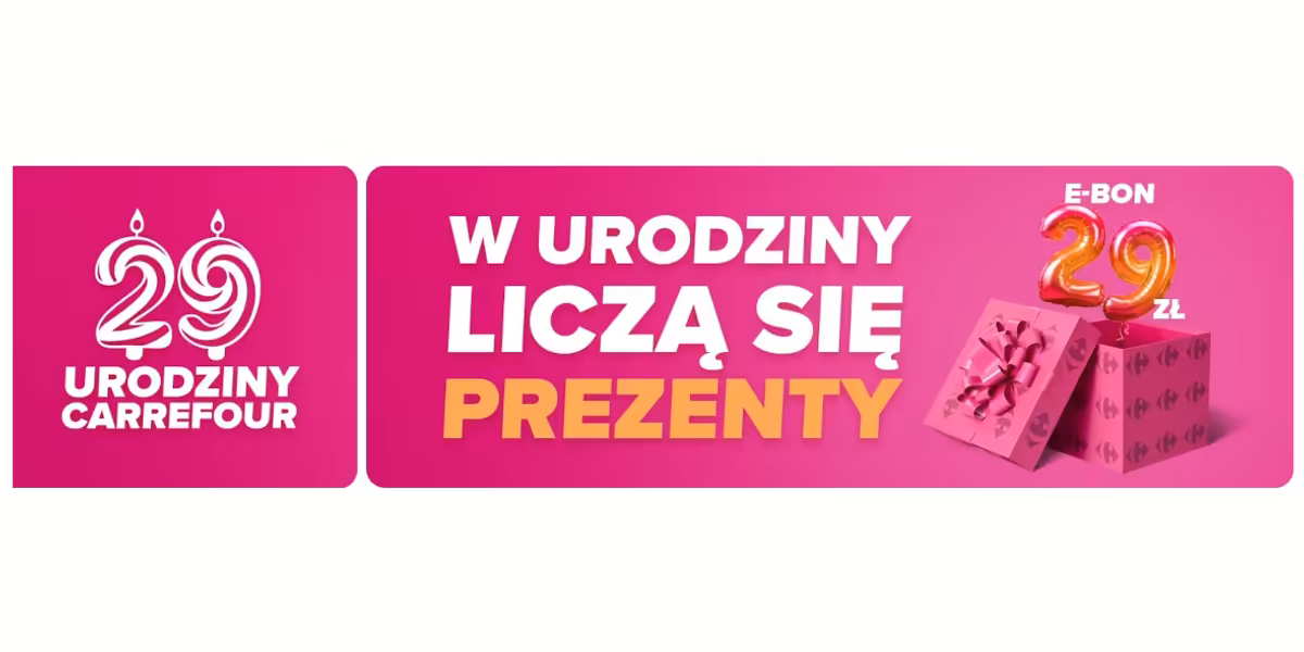 Carrefour: e-BON 29 zł na zakupy w Carrefour