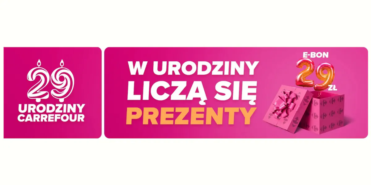 Carrefour: e-BON 29 zł na zakupy w Carrefour