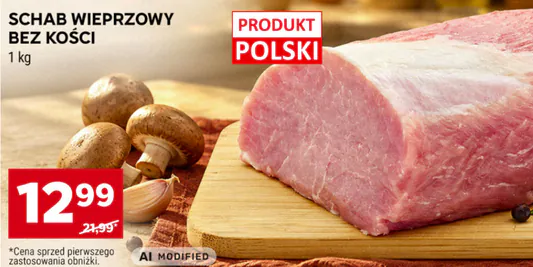 Stokrotka Supermarket: 12,99 zł/kg za schab wieprzowy 15.10.2026