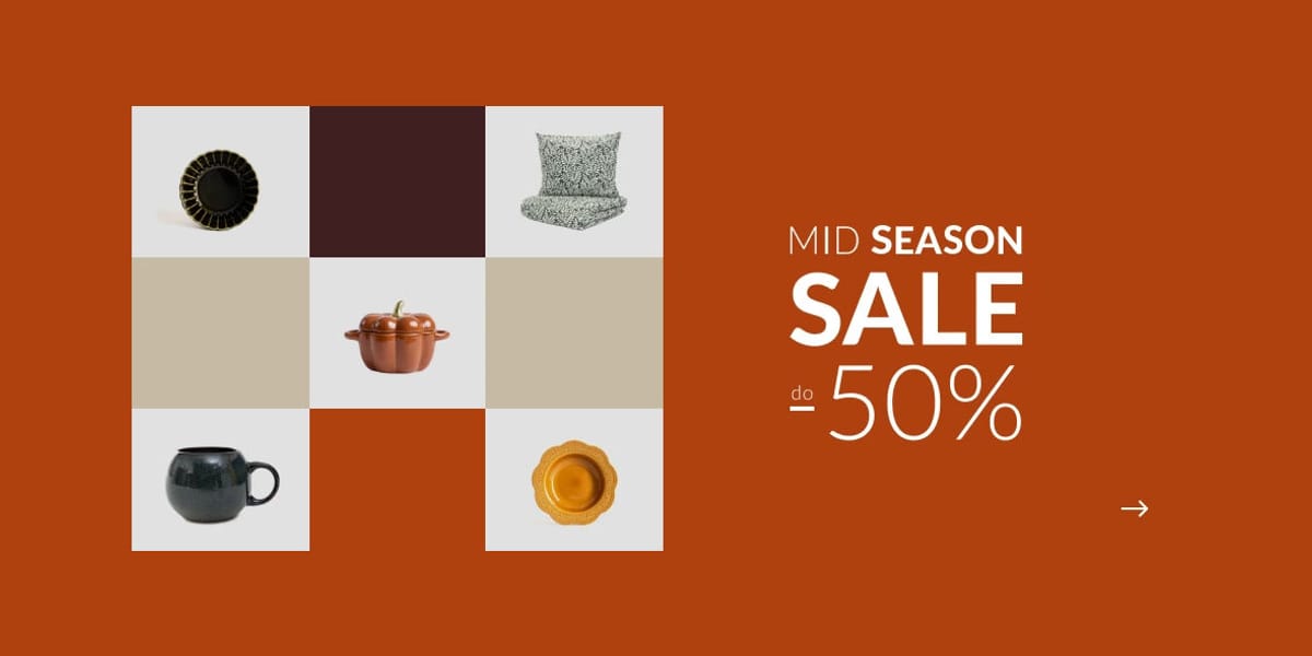 Homla: Do -50% na Mid Season SALE w Homla