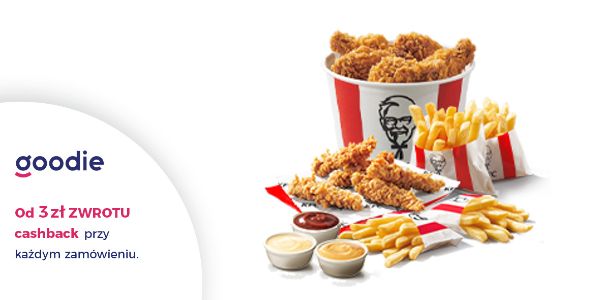 KFC: 69,72 zł 15x Hot Wings + 5x Strips + 4x Frytki 17.09.2024