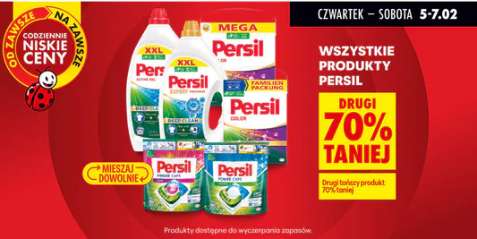 Biedronka: -70% na produkty Persil 05.02.2026