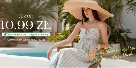 SHEIN: Od 10,99 zł za wybrane produkty na lato 19.05.2025
