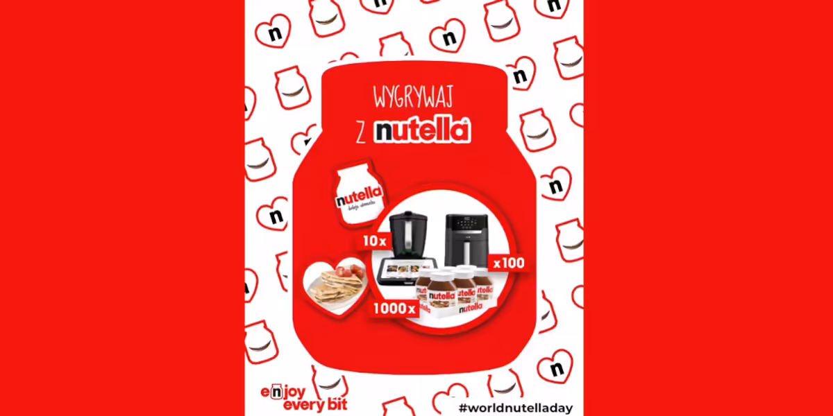 Loterie i Konkursy: Loteria NUTELLA® Dodaje uśmiechu 2026