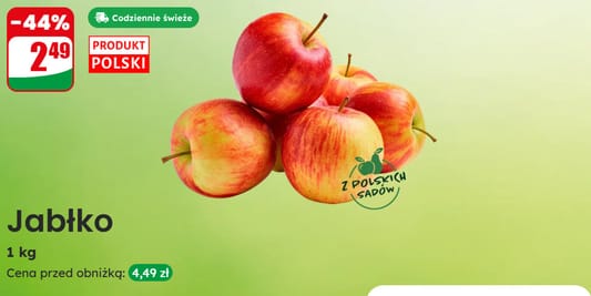 Dino: -44% na jabłka 19.01.2026