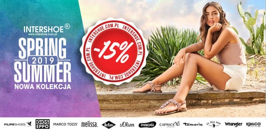 Intershoe: -15% na nową kolekcję 04.07.2019