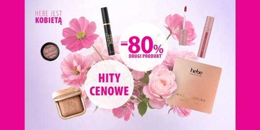 hebe: -80% na marki makijażowe - drugi produkt 06.03.2026