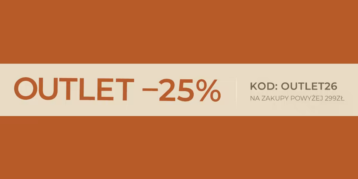 Volcano: KOD rabatowy -25% na produkty z Outletu