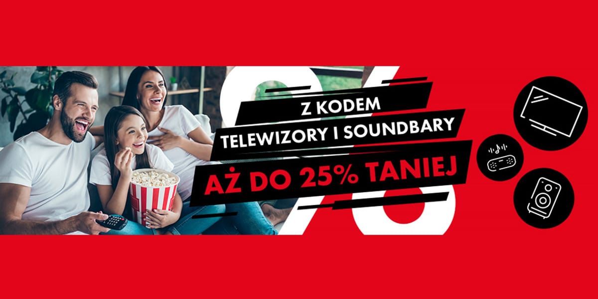 Vobis: KOD rabatowy Do -25% na telewizory i soundbary