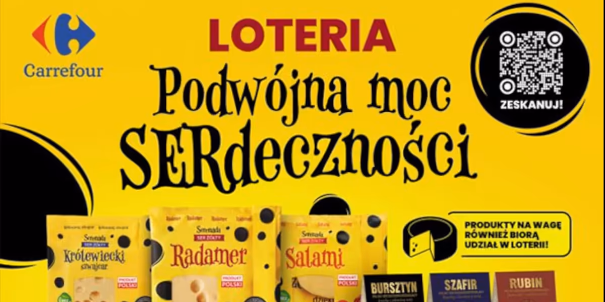 Carrefour: Loteria Podwójna MOC SERdeczności