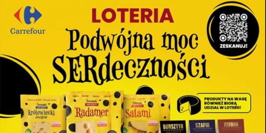 Carrefour: Loteria Podwójna MOC SERdeczności 19.10.2026