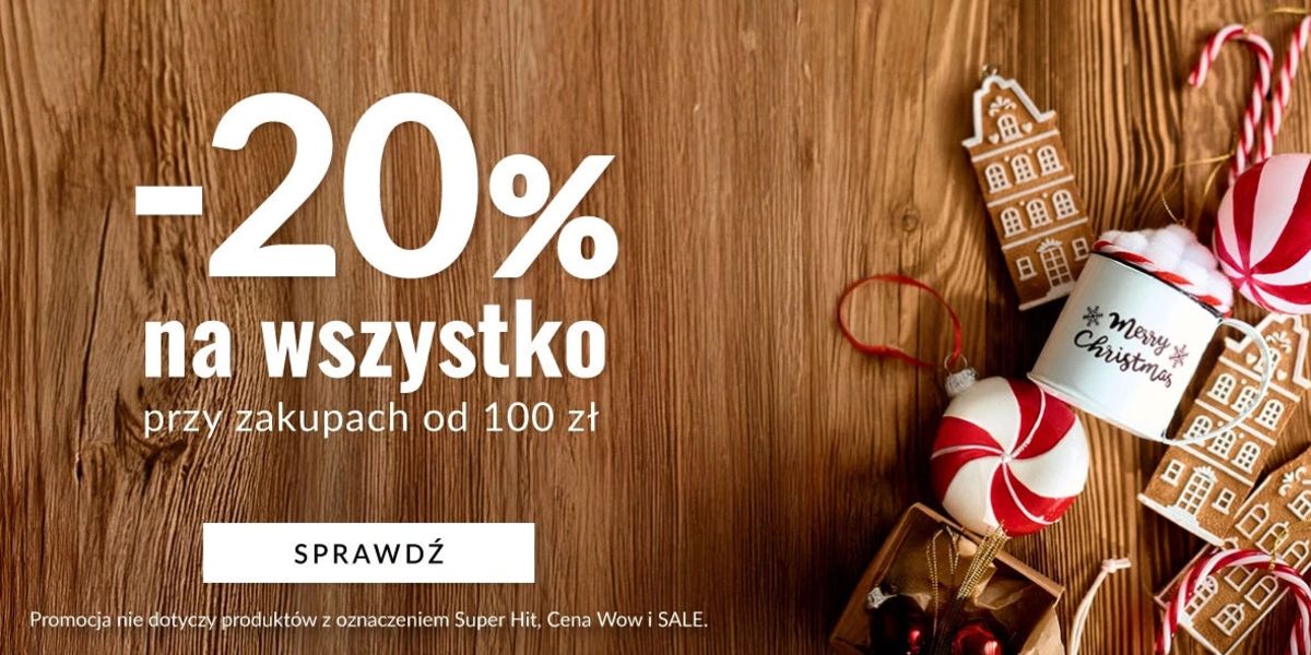 Homla: -20% na wszystko