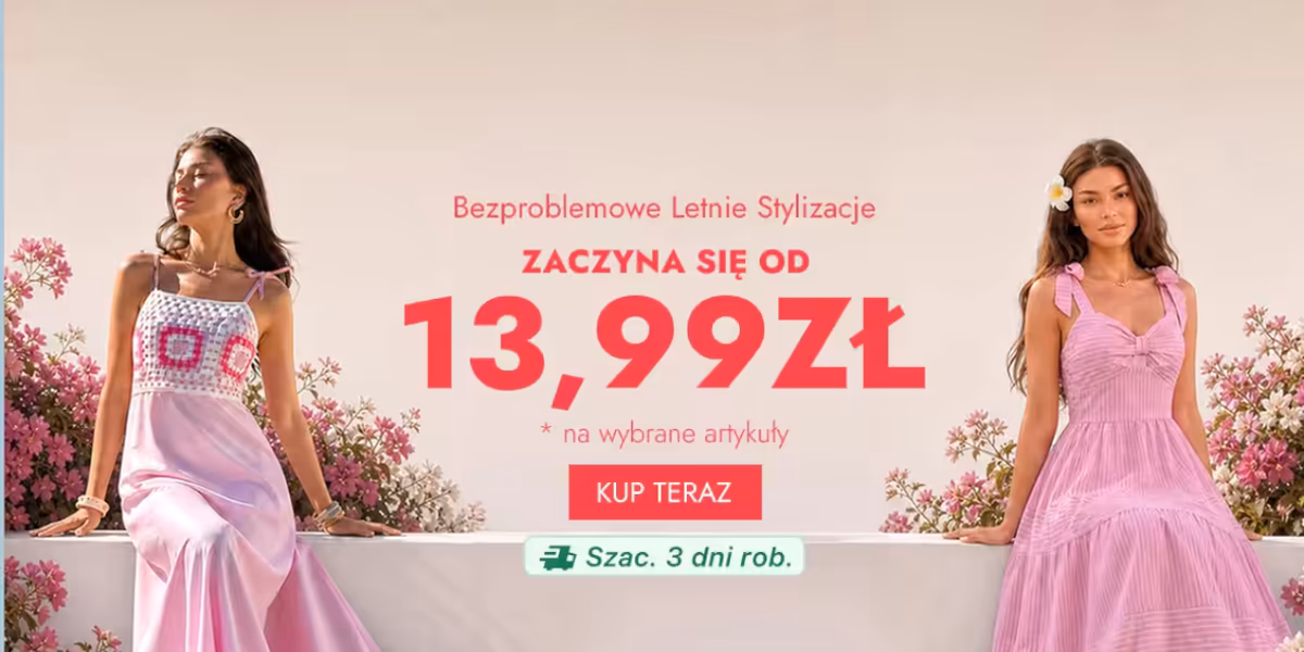 SHEIN: Od 13,99 zł za wybrane produkty