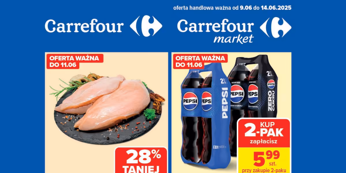 Carrefour Market: Gazetka Carrefour Market od 9 czerwca 2025 aktualna 2025-06-09