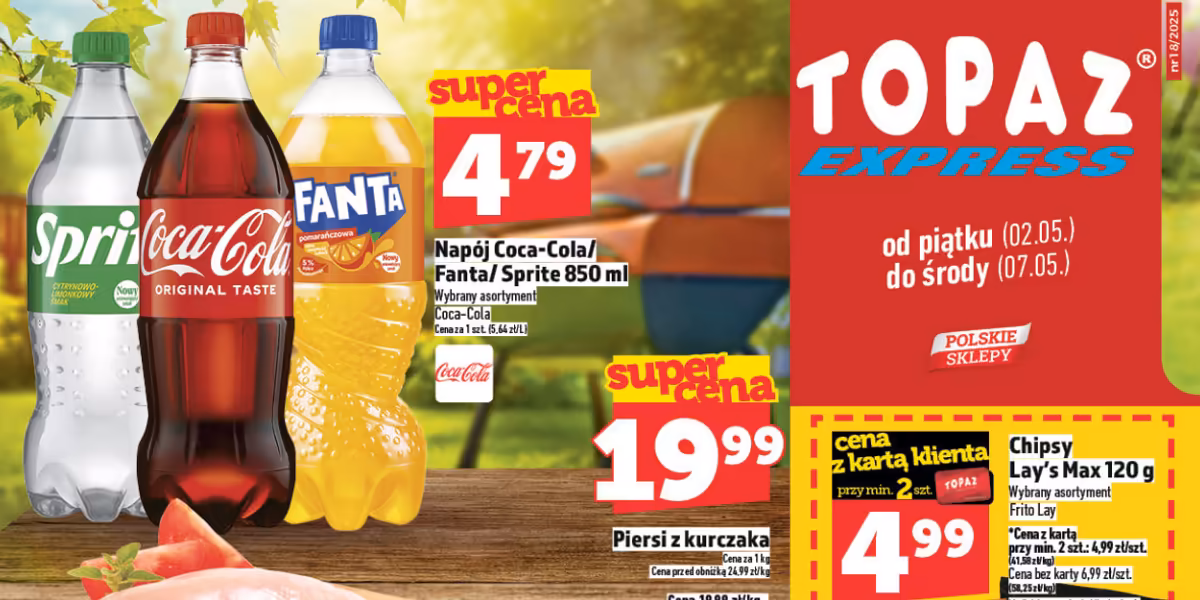TOPAZ: Gazetka TOPAZ Express od 02 maj 2025 aktualna 2025-05-02