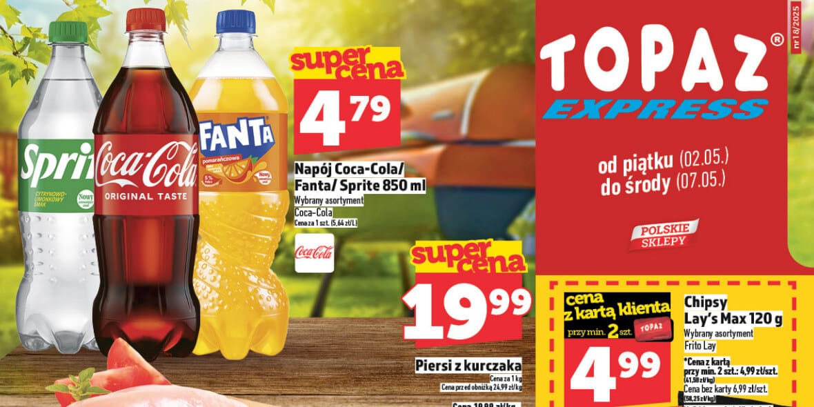 TOPAZ: Gazetka TOPAZ Express od 02 maj 2025 aktualna 2025-05-02