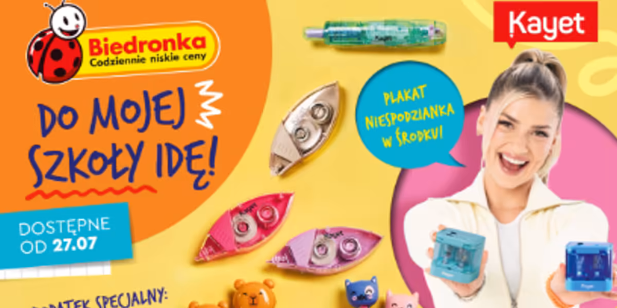 Biedronka: Biedronka gazetka promocyjna od 20 lipca 2026 aktualna - back to school 2026-07-20