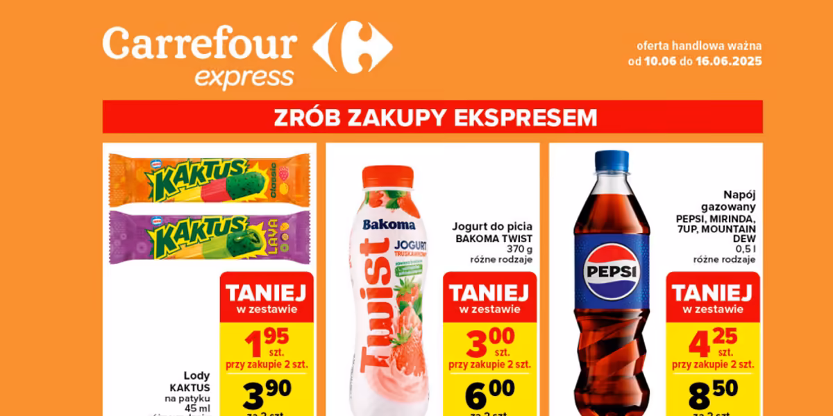 Carrefour Express: Gazetka Carrefour Express od 10 czerwca 2025 aktualna 2025-06-10